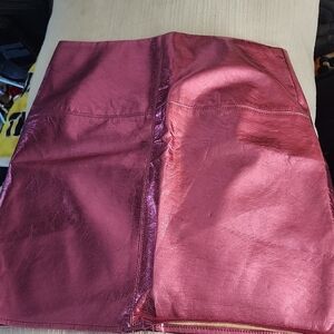 Metallic Pink Skirt